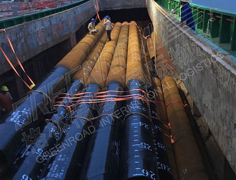 毛里塔尼亚钢管桩运输项目